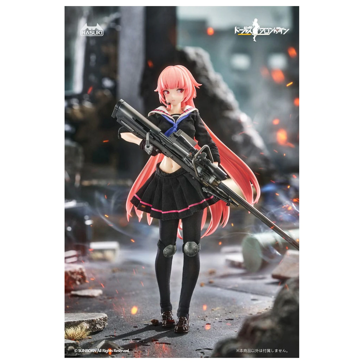 Girls Frontline Pocket Art Action Figure 1/12 PA011 NTW-20 16 cm poza produsului