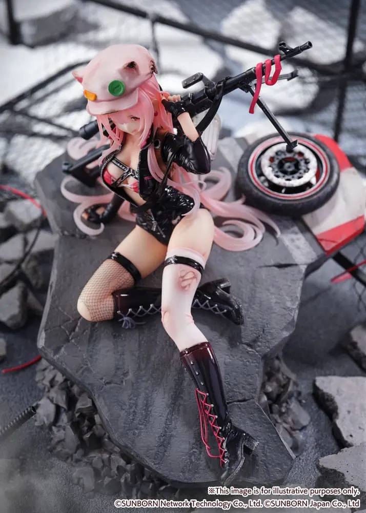 Girls' Frontline SHIBUYA SCRAMBLE Figurina PVC Statuie 1/7 UKM-2000 Gale Lightning -Wounded Ver.- 20 cm poza produsului