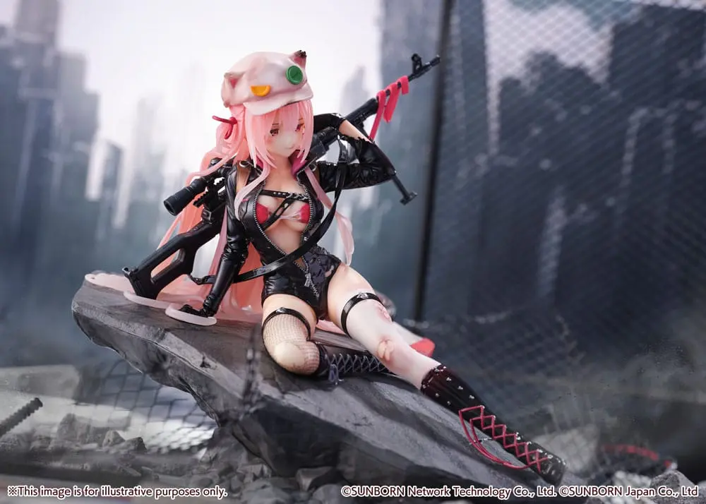 Girls' Frontline SHIBUYA SCRAMBLE Figurina PVC Statuie 1/7 UKM-2000 Gale Lightning -Wounded Ver.- 20 cm poza produsului