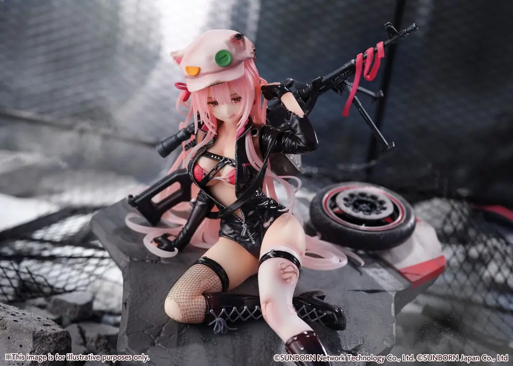 Girls' Frontline SHIBUYA SCRAMBLE Figurina PVC Statuie 1/7 UKM-2000 Gale Lightning -Wounded Ver.- 20 cm poza produsului