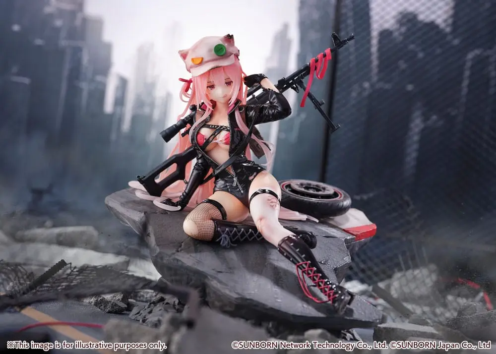 Girls' Frontline SHIBUYA SCRAMBLE Figurina PVC Statuie 1/7 UKM-2000 Gale Lightning -Wounded Ver.- 20 cm poza produsului