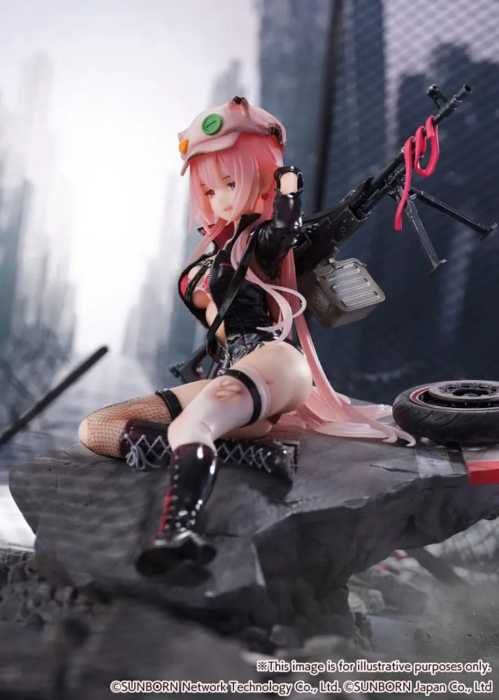 Girls' Frontline SHIBUYA SCRAMBLE Figurina PVC Statuie 1/7 UKM-2000 Gale Lightning -Wounded Ver.- 20 cm poza produsului