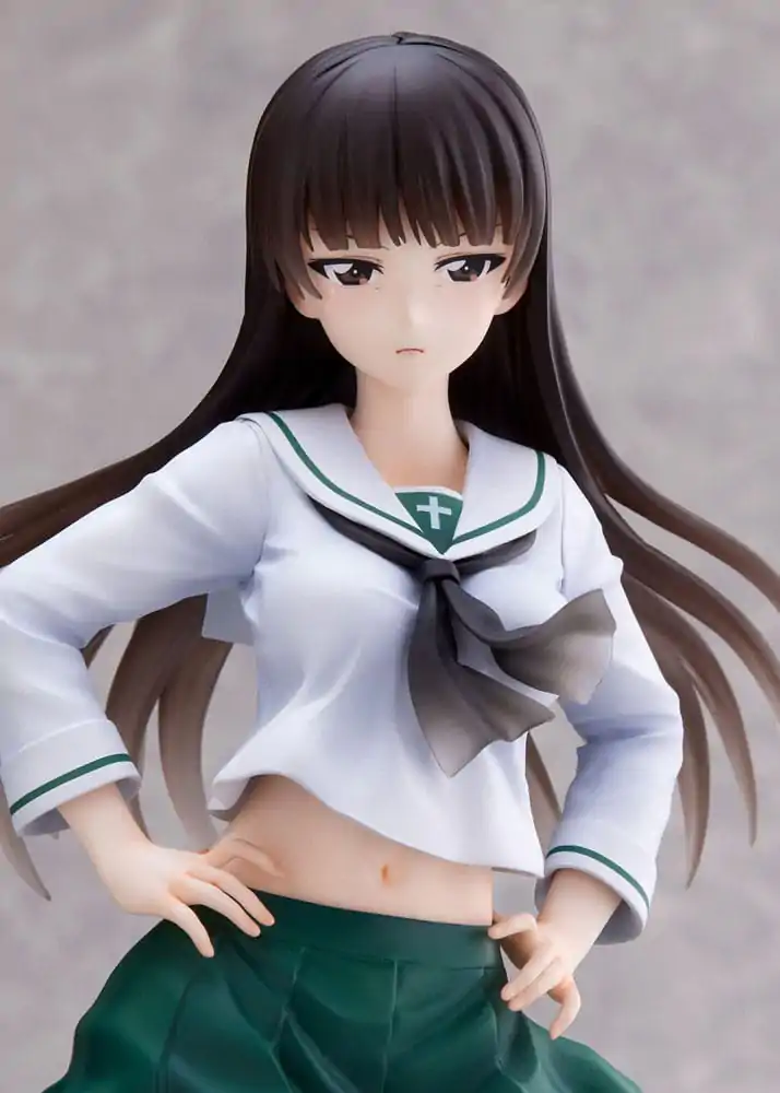 Girls und Panzer Senshadou Daisakusen! Statuie PVC 1/7 Shiho Nishizumi Oarai Girls High 25 cm poza produsului