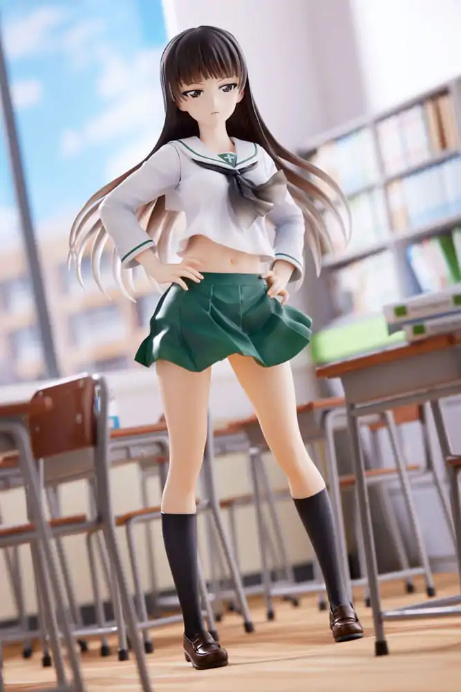 Girls und Panzer Senshadou Daisakusen! Statuie PVC 1/7 Shiho Nishizumi Oarai Girls High 25 cm poza produsului