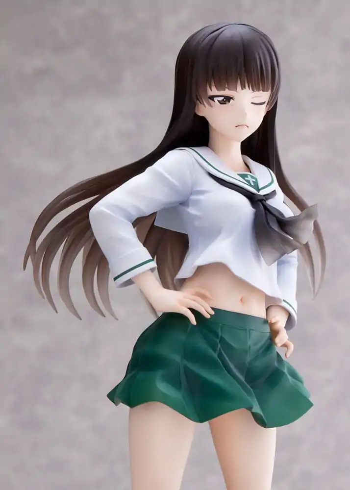 Girls und Panzer Senshadou Daisakusen! Statuie PVC 1/7 Shiho Nishizumi Oarai Girls High 25 cm poza produsului