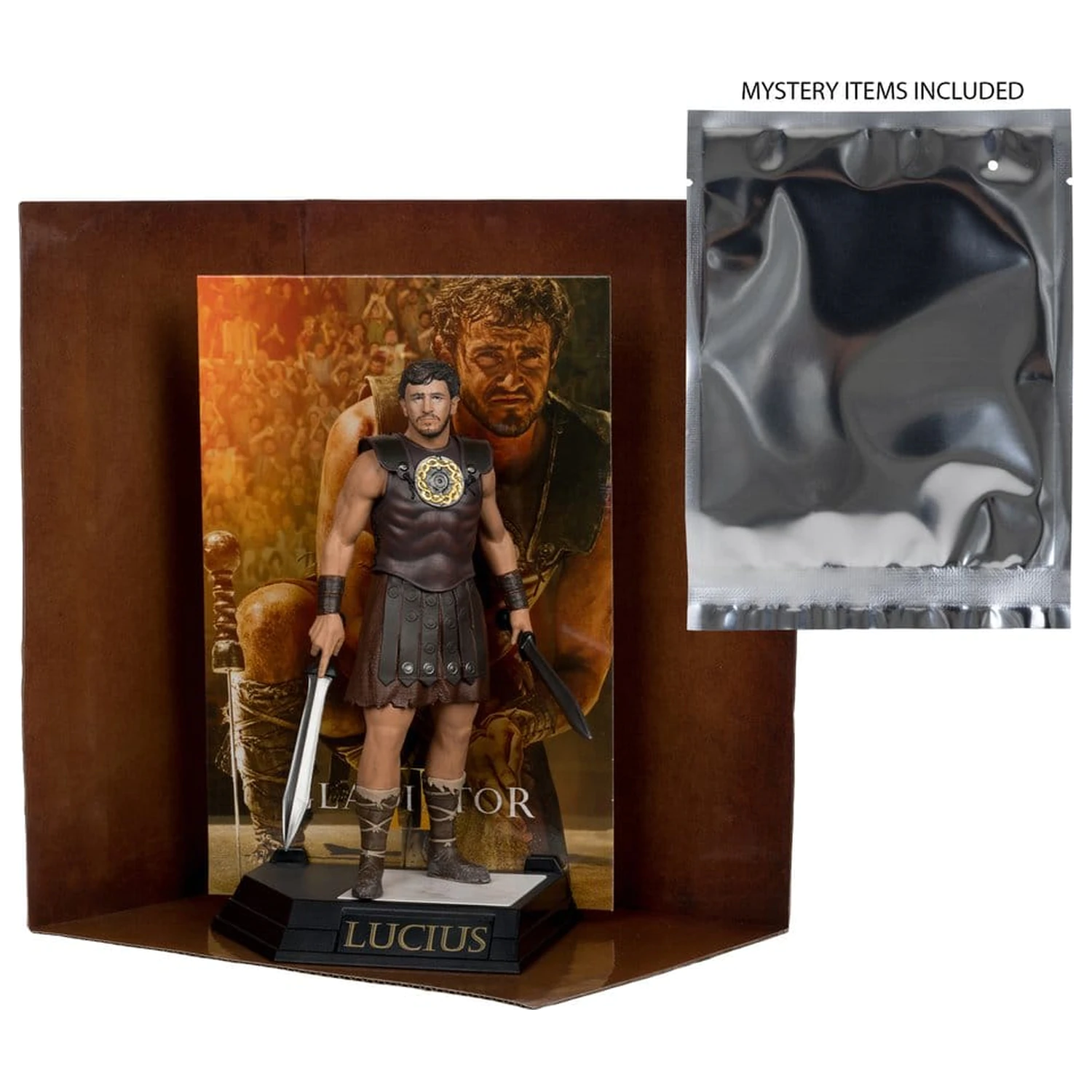 Gladiator II Movie Maniacs Statuie Lucius 16 cm poza produsului