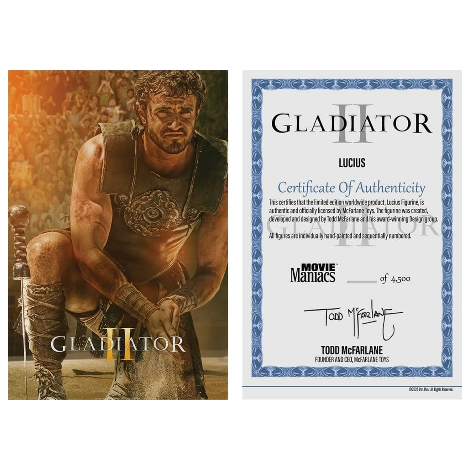 Gladiator II Movie Maniacs Statuie Lucius 16 cm poza produsului