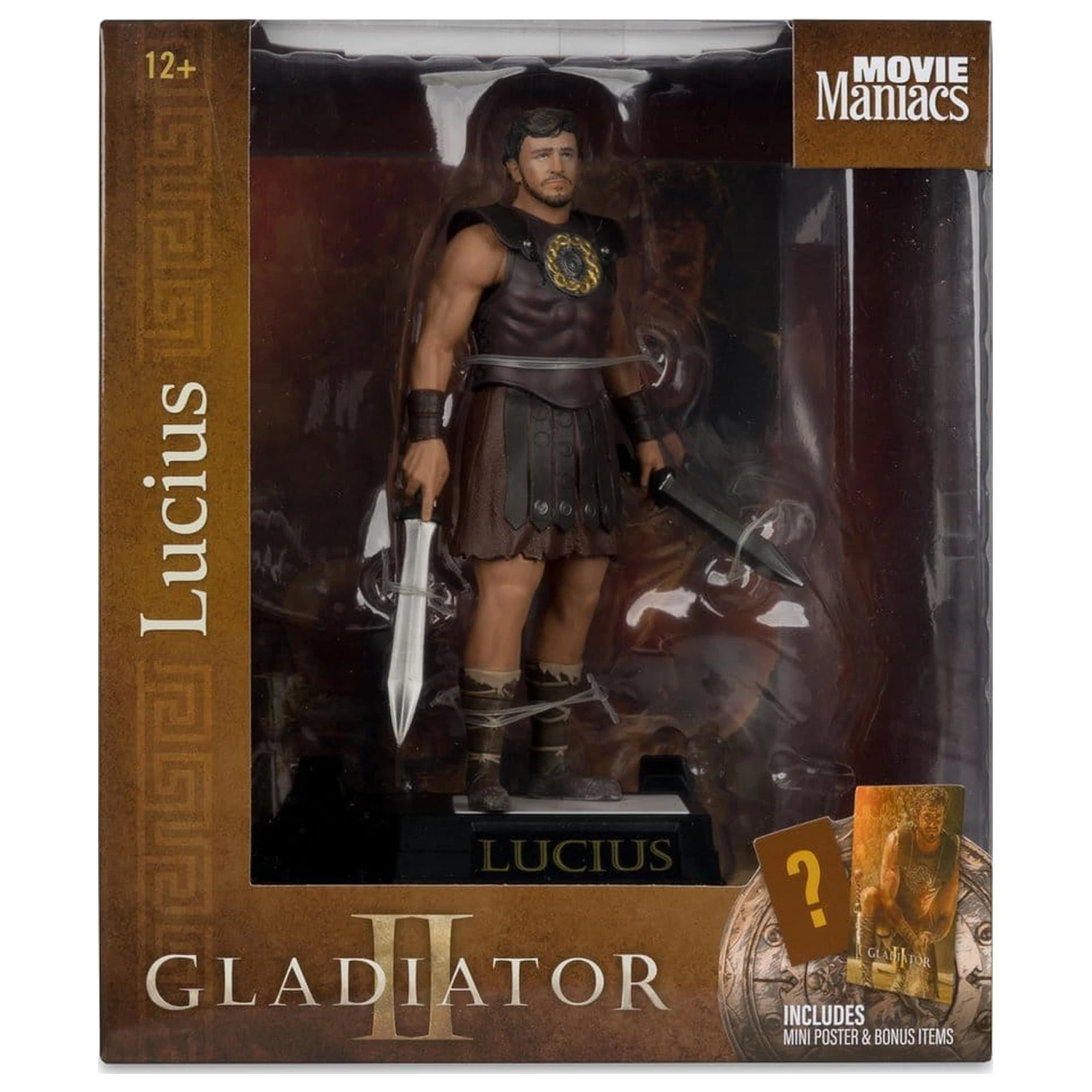 Gladiator II Movie Maniacs Statuie Lucius 16 cm poza produsului