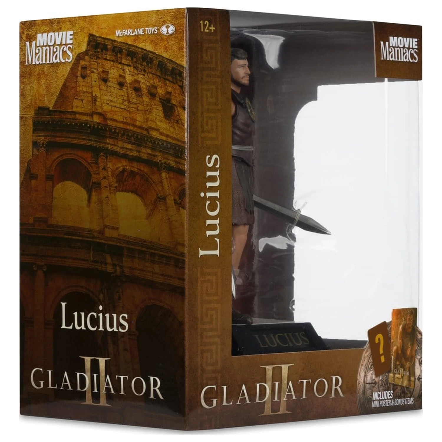 Gladiator II Movie Maniacs Statuie Lucius 16 cm poza produsului