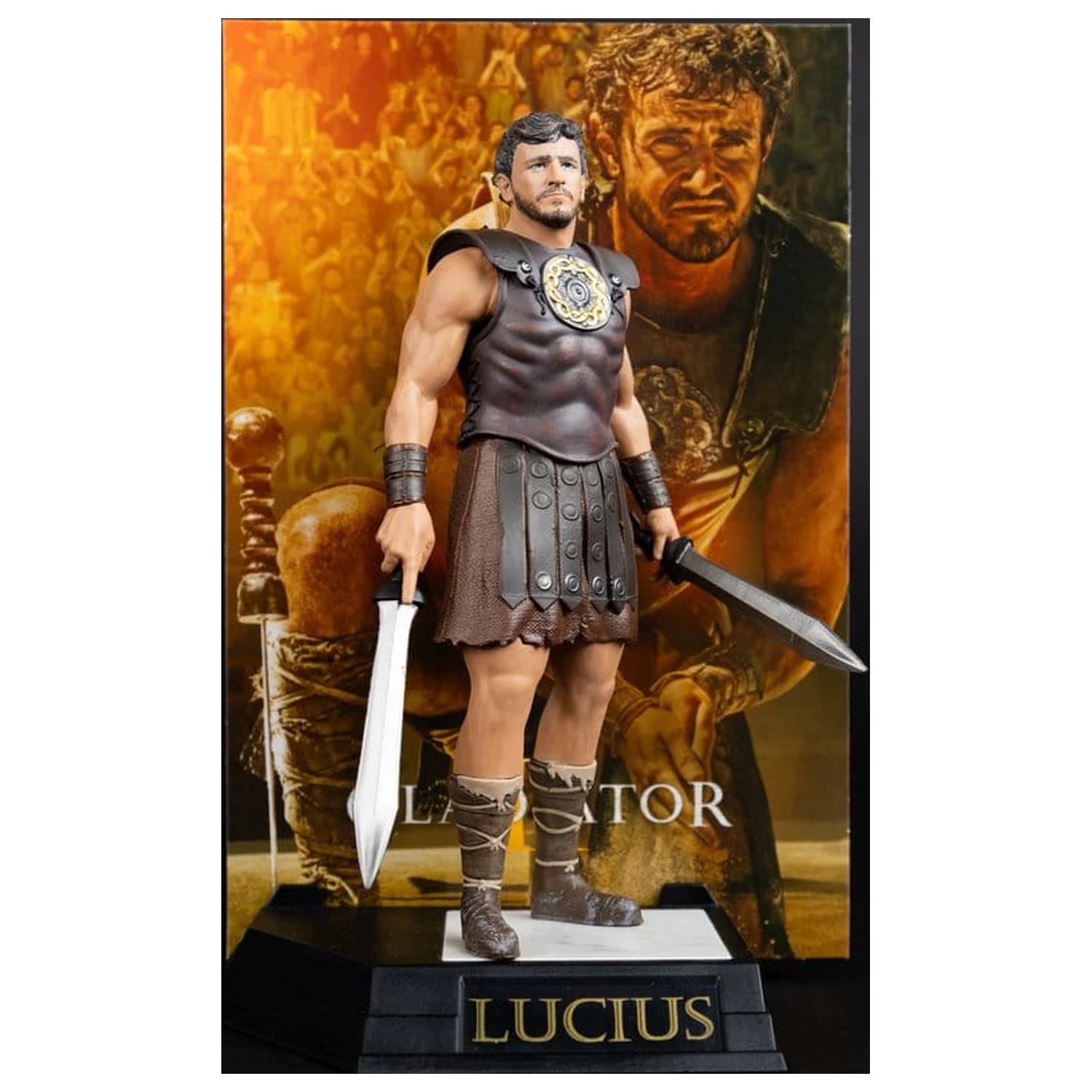 Gladiator II Movie Maniacs Statuie Lucius 16 cm poza produsului