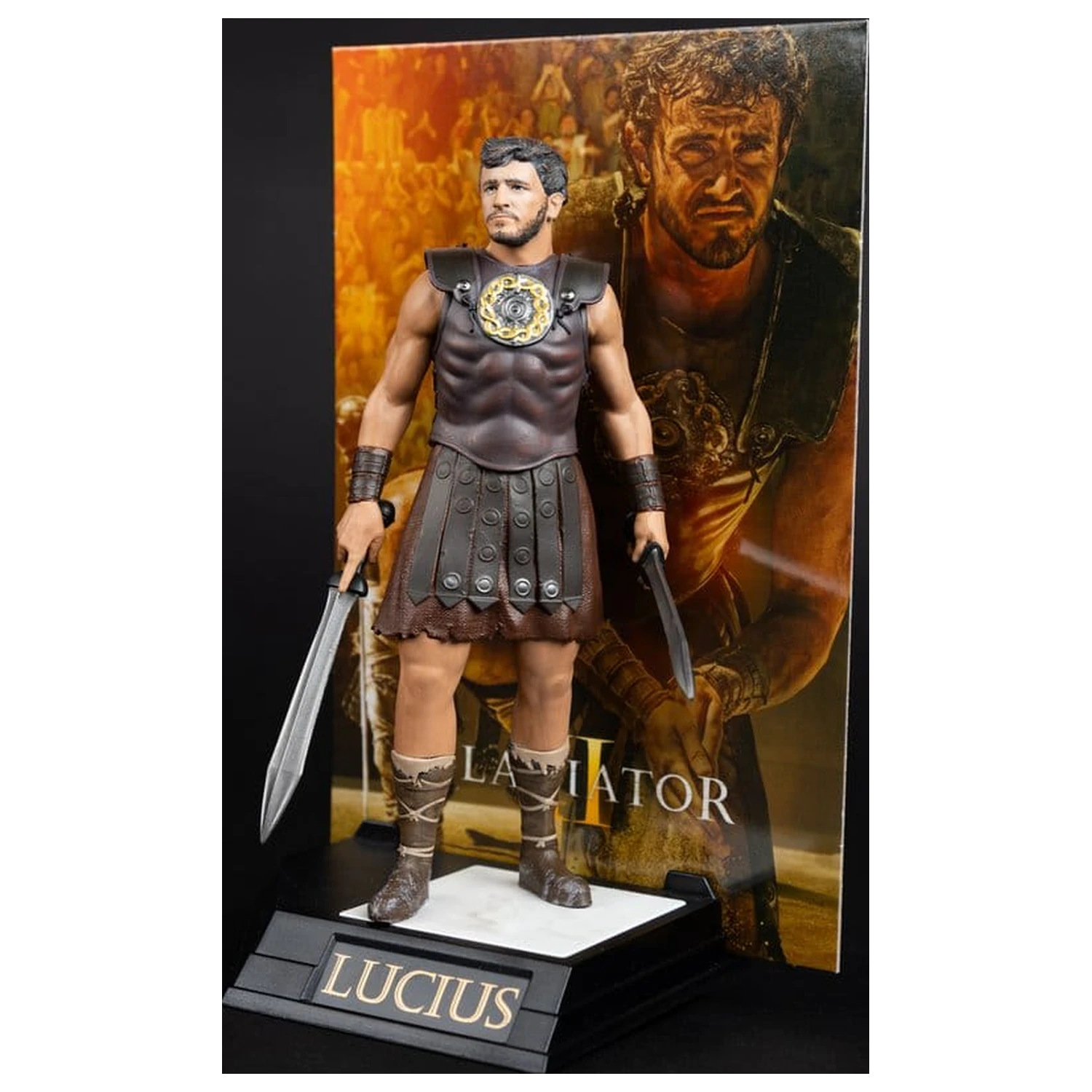 Gladiator II Movie Maniacs Statuie Lucius 16 cm poza produsului