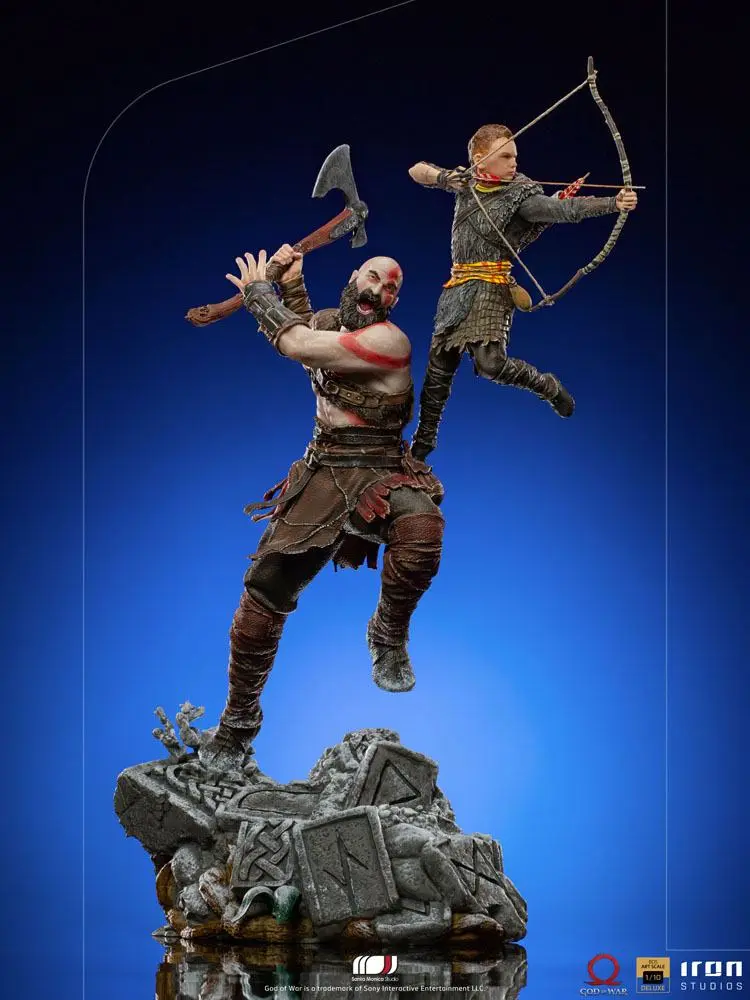 Statuie God of War BDS Art Scale 1/10 Kratos & Atreus 34 cm poza produsului