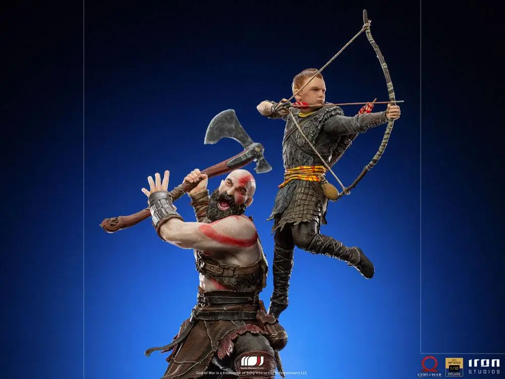 Statuie God of War BDS Art Scale 1/10 Kratos & Atreus 34 cm poza produsului