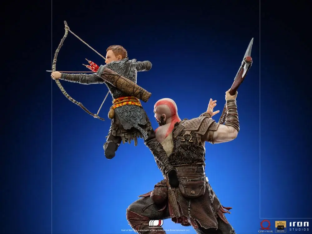 Statuie God of War BDS Art Scale 1/10 Kratos & Atreus 34 cm poza produsului