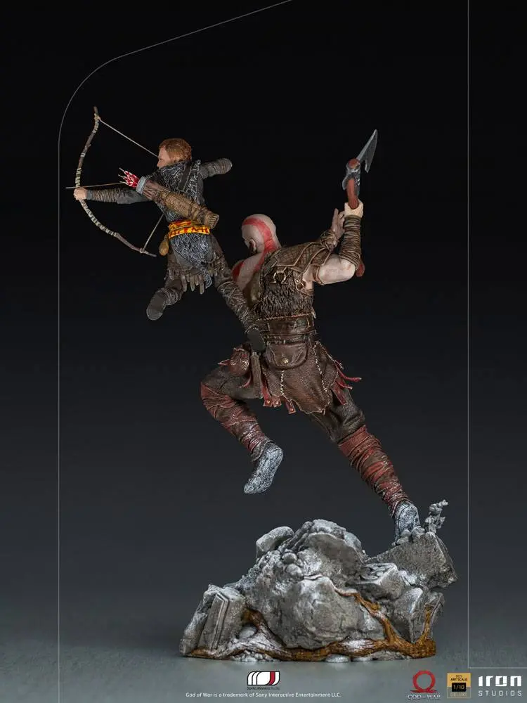 Statuie God of War BDS Art Scale 1/10 Kratos & Atreus 34 cm poza produsului