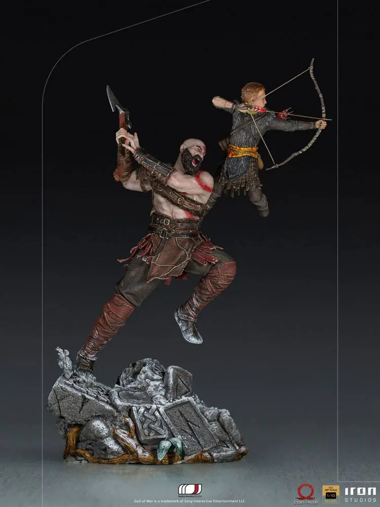 Statuie God of War BDS Art Scale 1/10 Kratos & Atreus 34 cm poza produsului