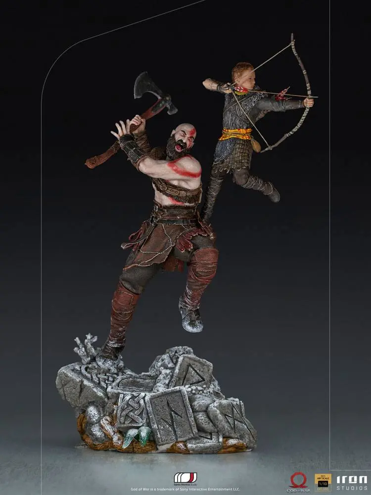 Statuie God of War BDS Art Scale 1/10 Kratos & Atreus 34 cm poza produsului