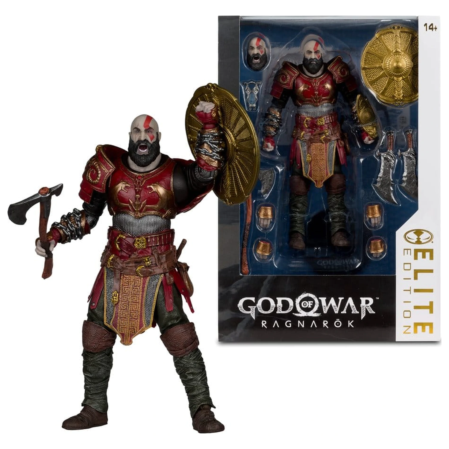 God of War McFarlane Elite Edition Figurina de acțiune Kratos 18 cm poza produsului