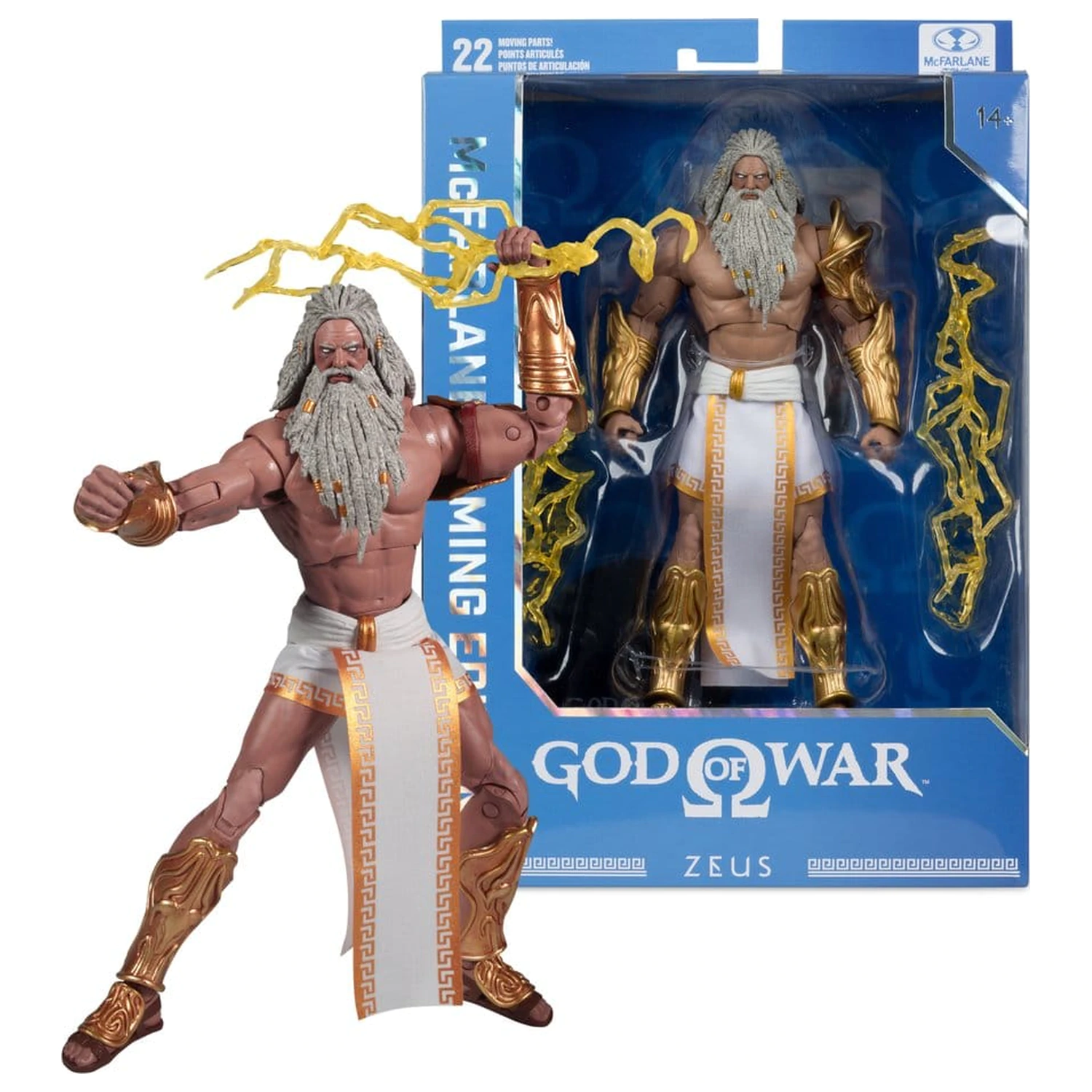 God of War McFarlane Gaming Edition Figura de actiune Zeus 18 cm poza produsului