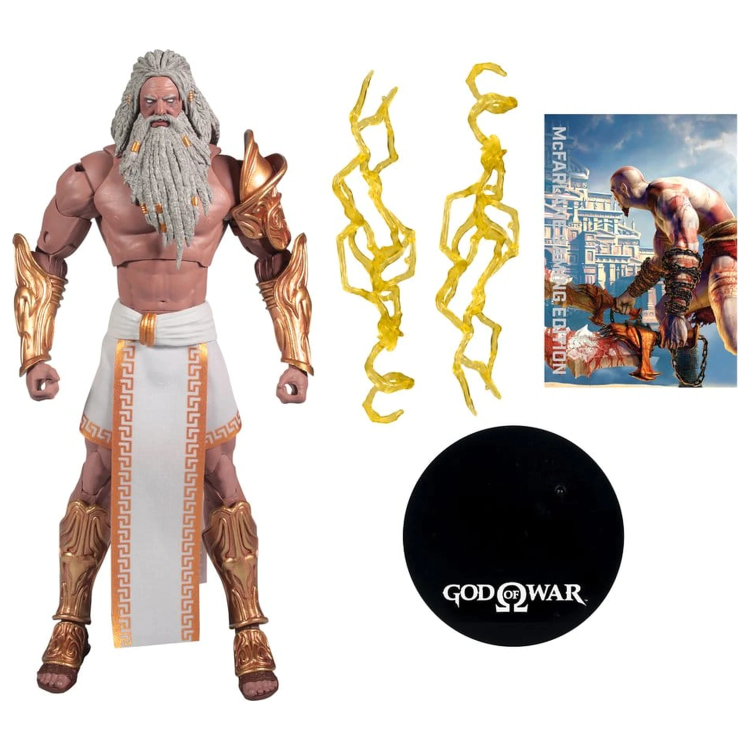 God of War McFarlane Gaming Edition Figura de actiune Zeus 18 cm poza produsului
