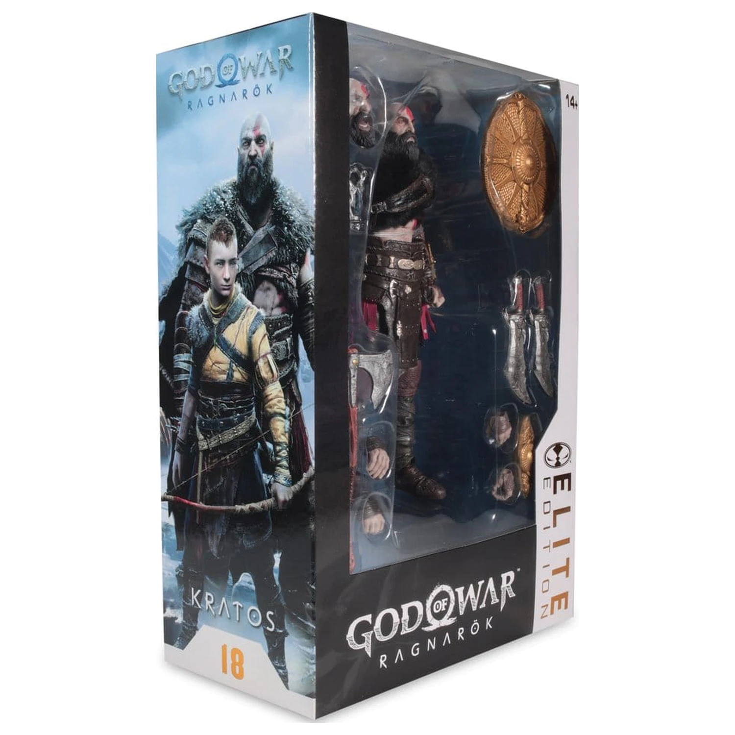 God of War Ragnarok McFarlane Elite Edition Deluxe Figurina de actiune Kratos #18 18 cm poza produsului