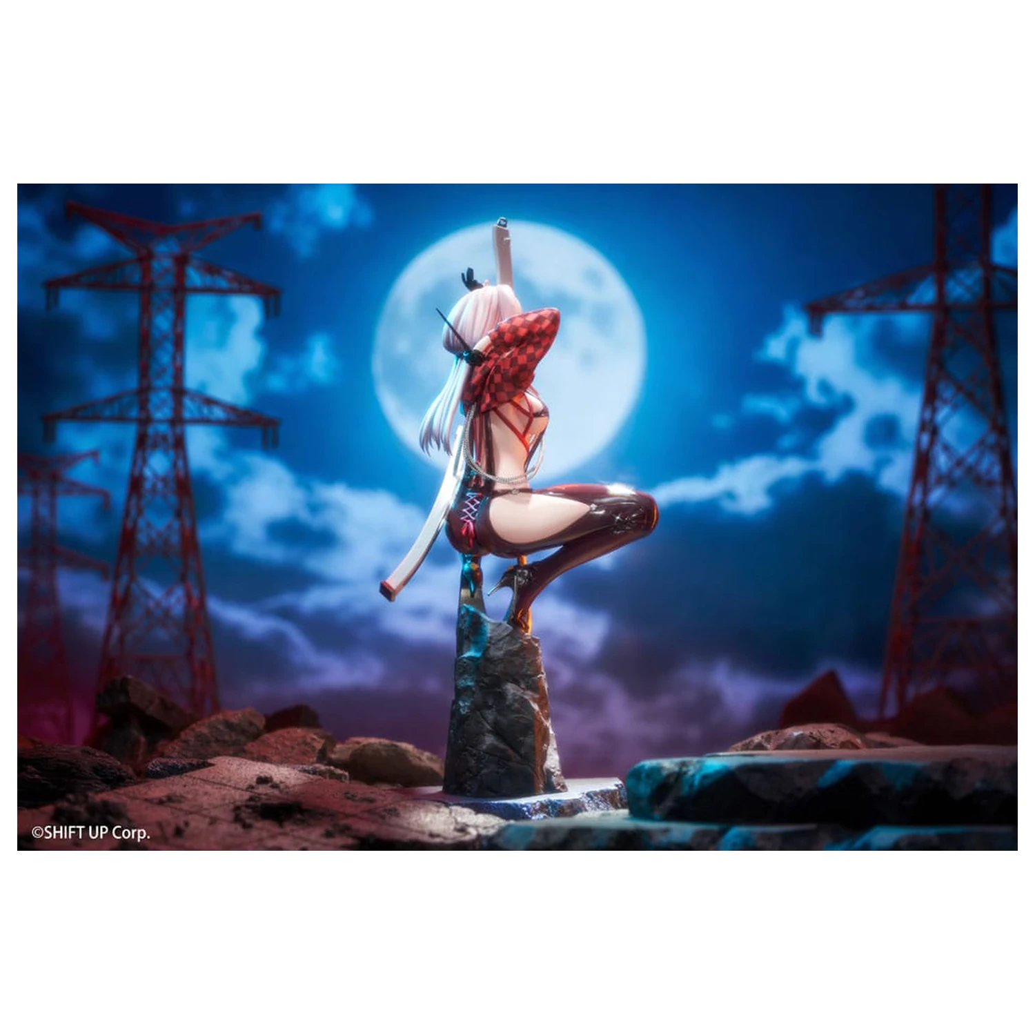 Goddess of Victory: Nikke Statuie PVC 1/10 Scarlet: Racer's High 22 cm poza produsului