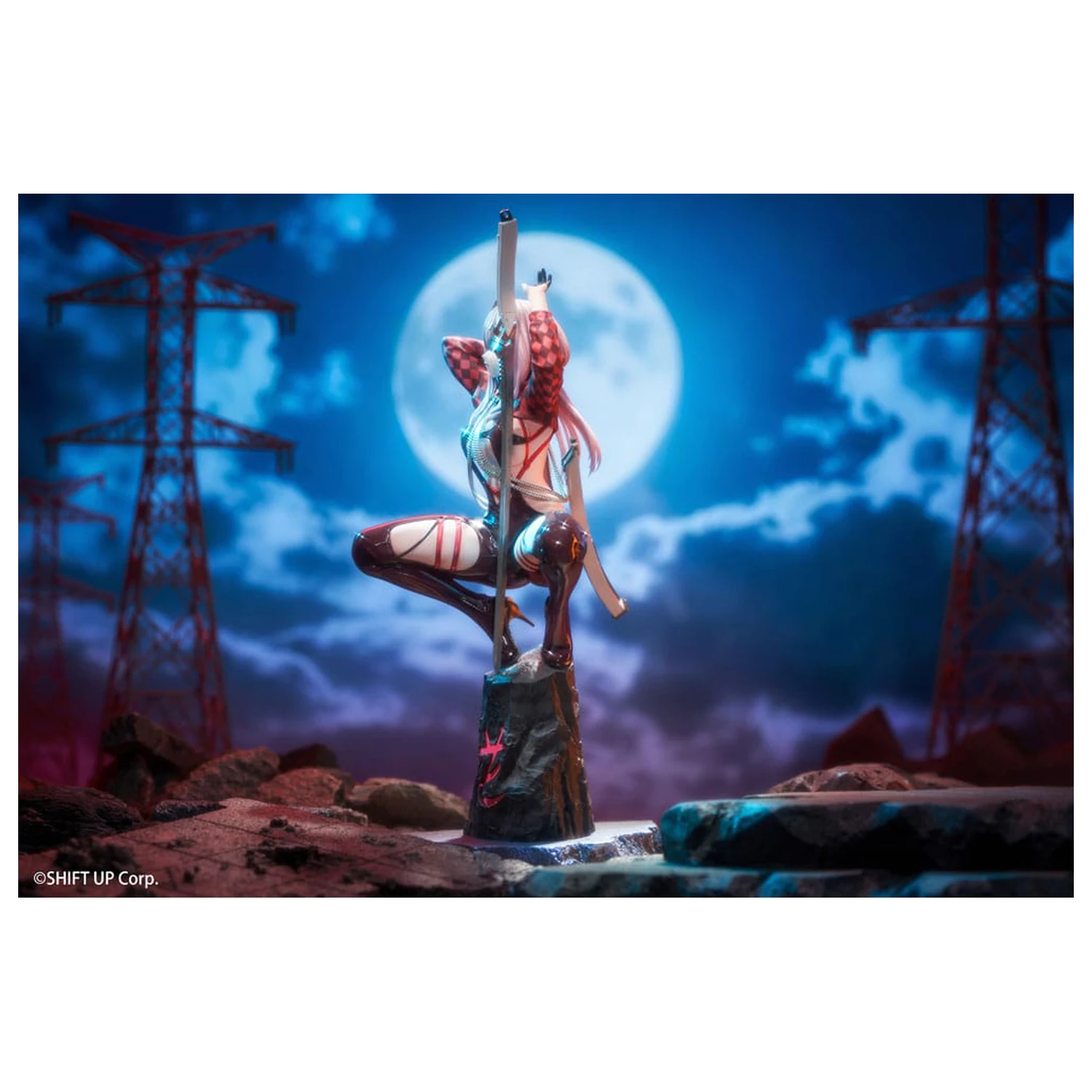 Goddess of Victory: Nikke Statuie PVC 1/10 Scarlet: Racer's High 22 cm poza produsului