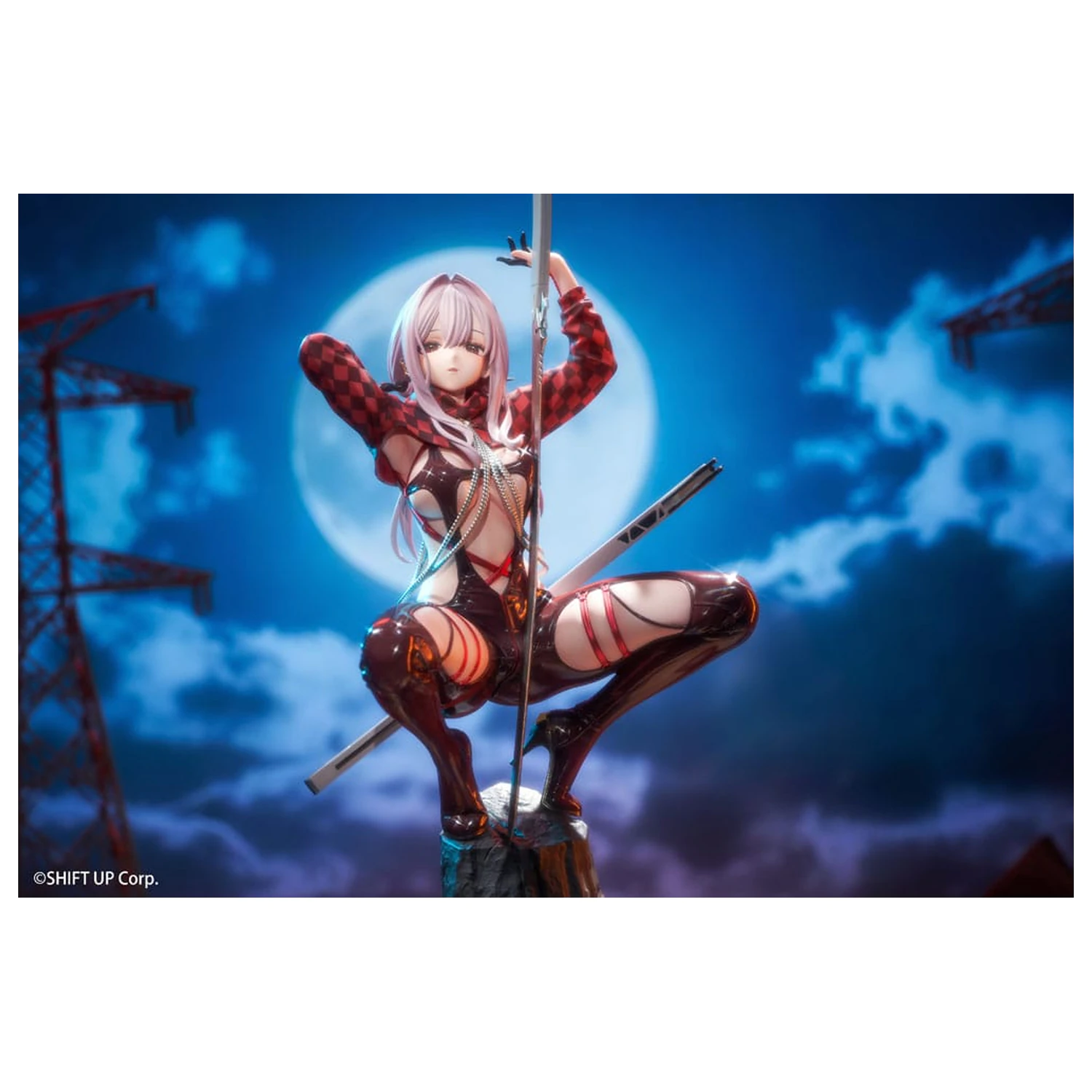 Goddess of Victory: Nikke Statuie PVC 1/10 Scarlet: Racer's High 22 cm poza produsului
