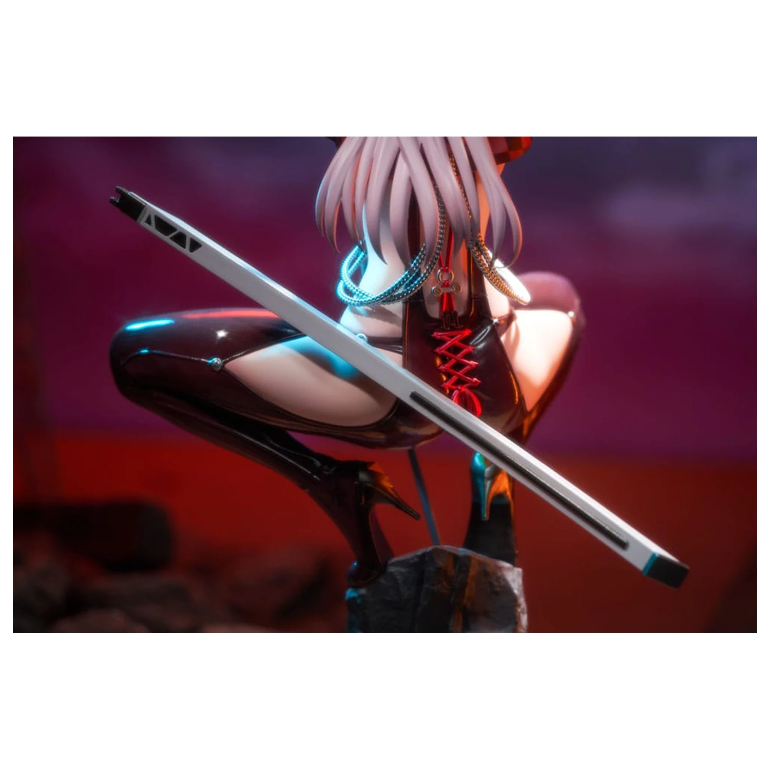 Goddess of Victory: Nikke Statuie PVC 1/10 Scarlet: Racer's High 22 cm poza produsului