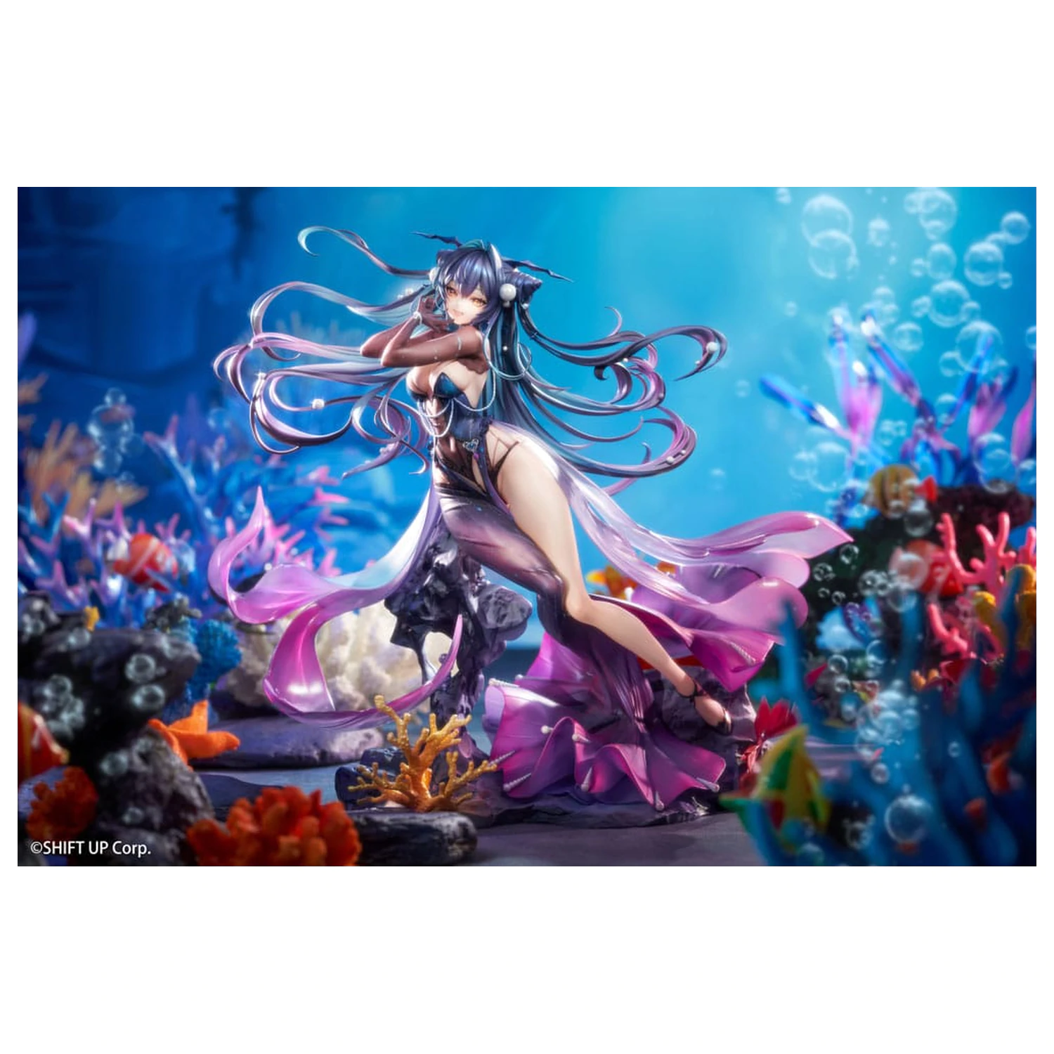Goddess of Victory: Nikke statuie PVC 1/7 Little Mermaid Abyss Flower Deluxe Editie 24 cm poza produsului