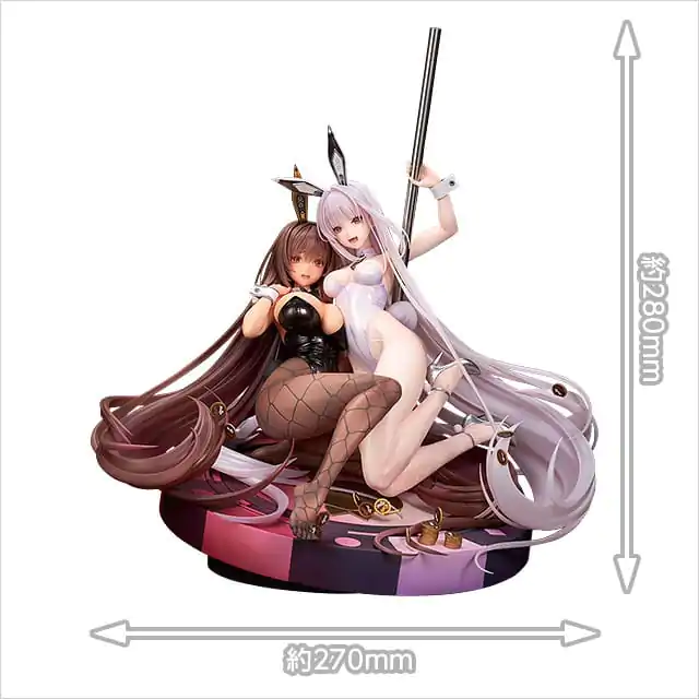 Goddess of Victory: Nikke Statuie 1/7 Noir & Blanc Bunny X 777 Ver. 28 cm poza produsului