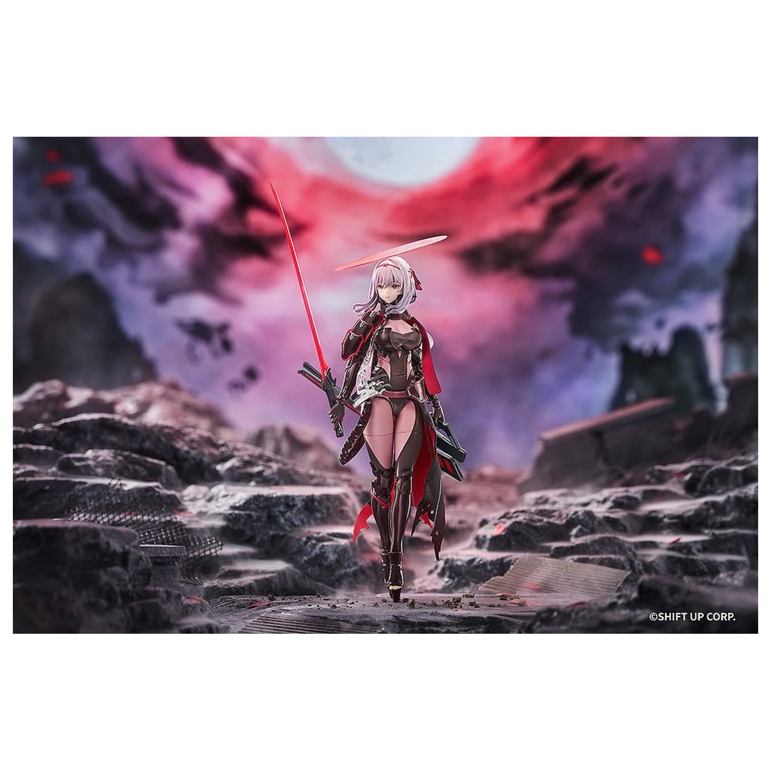 Goddess of Victory: Nikke Hyper Body Action Figure Guren: Black Shadow 15 cm poza produsului