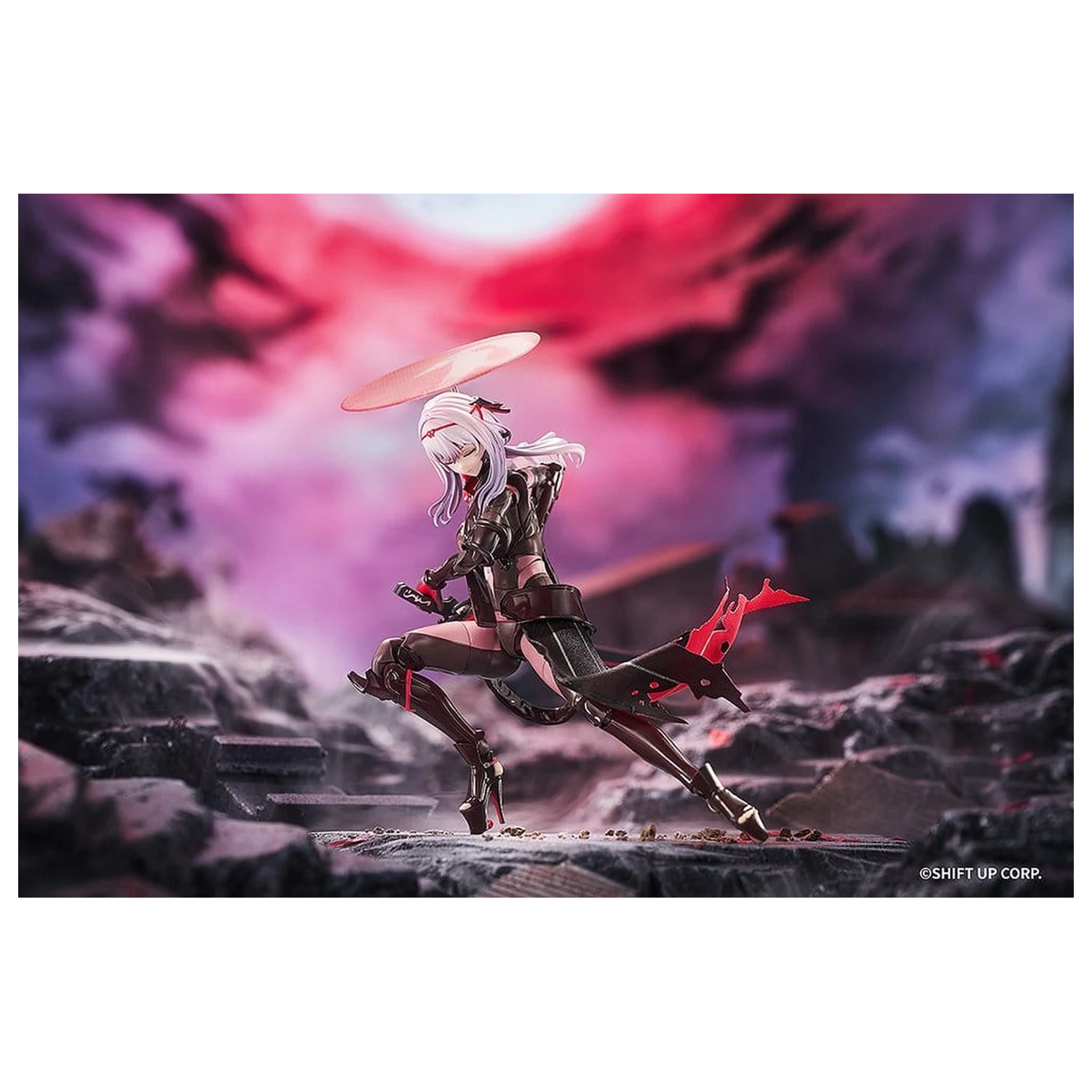 Goddess of Victory: Nikke Hyper Body Action Figure Guren: Black Shadow 15 cm poza produsului