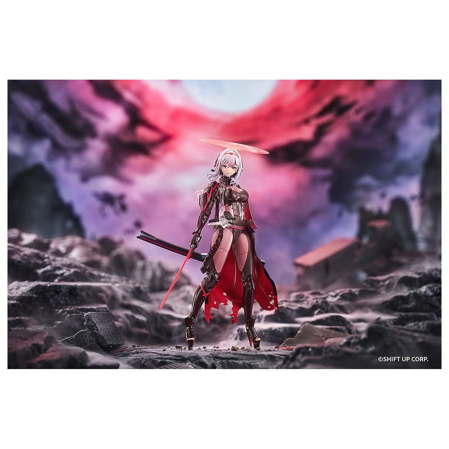 Goddess of Victory: Nikke Hyper Body Action Figure Guren: Black Shadow 15 cm poza produsului