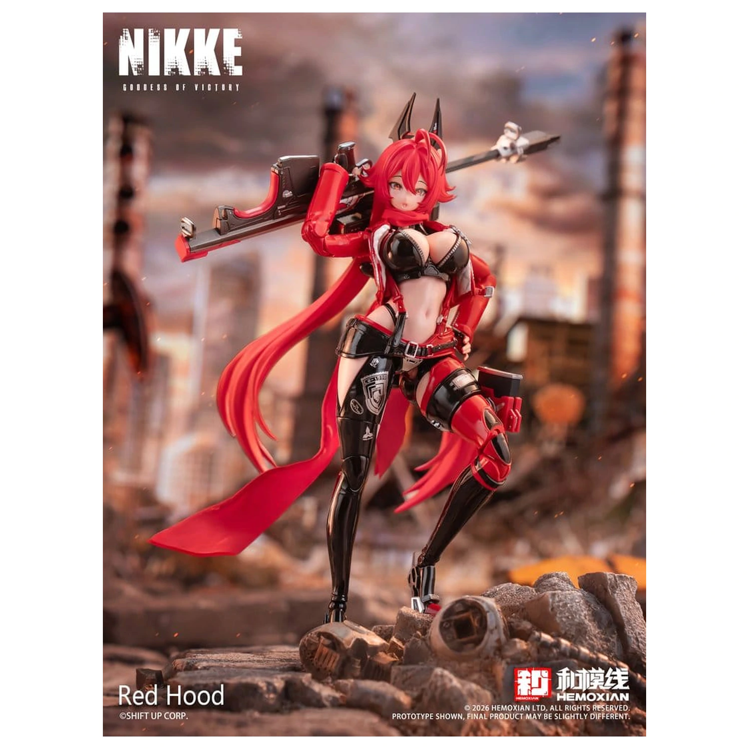 Goddess of Victory: Nikke kit model din plastic 1/12 Red Hood 18 cm poza produsului