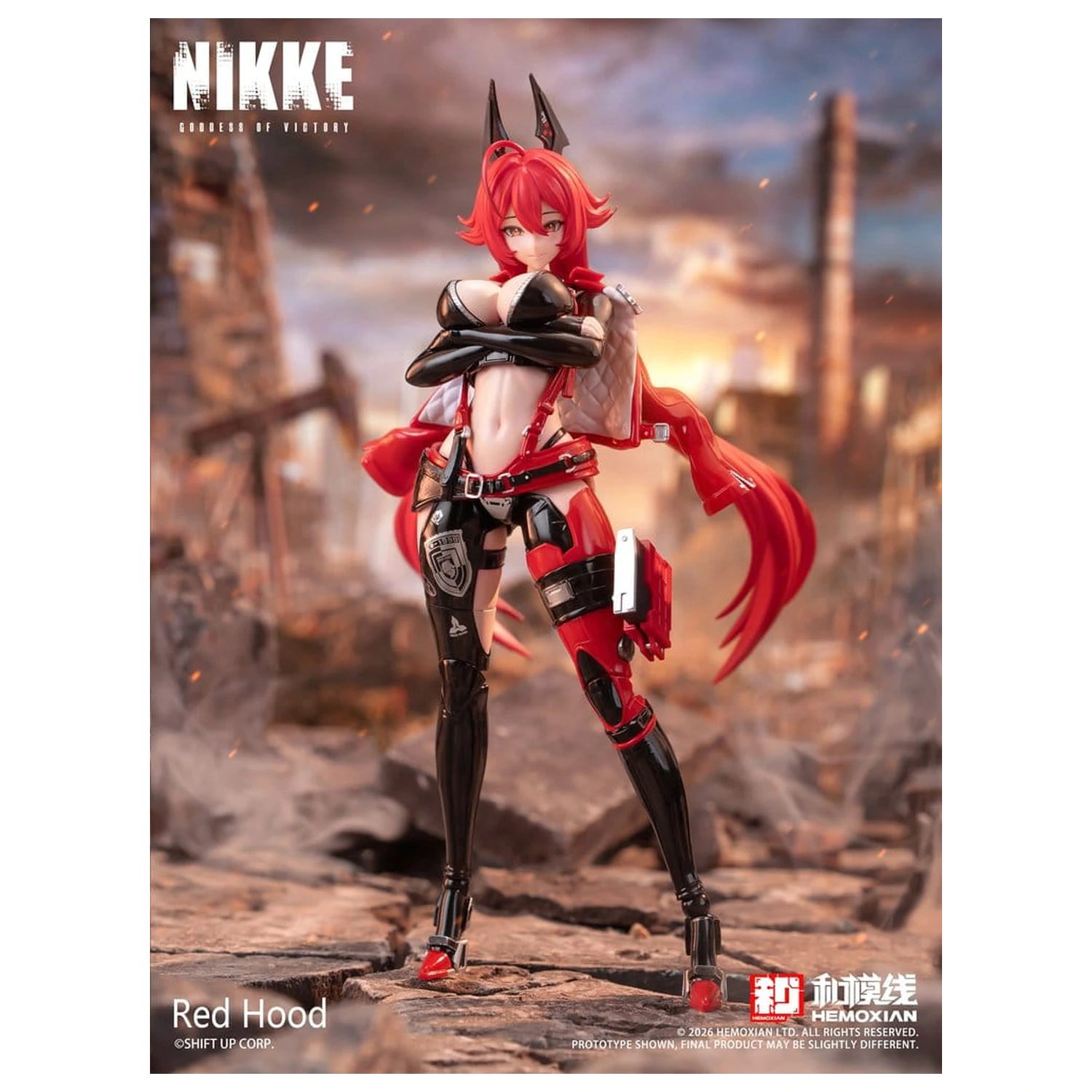 Goddess of Victory: Nikke kit model din plastic 1/12 Red Hood 18 cm poza produsului