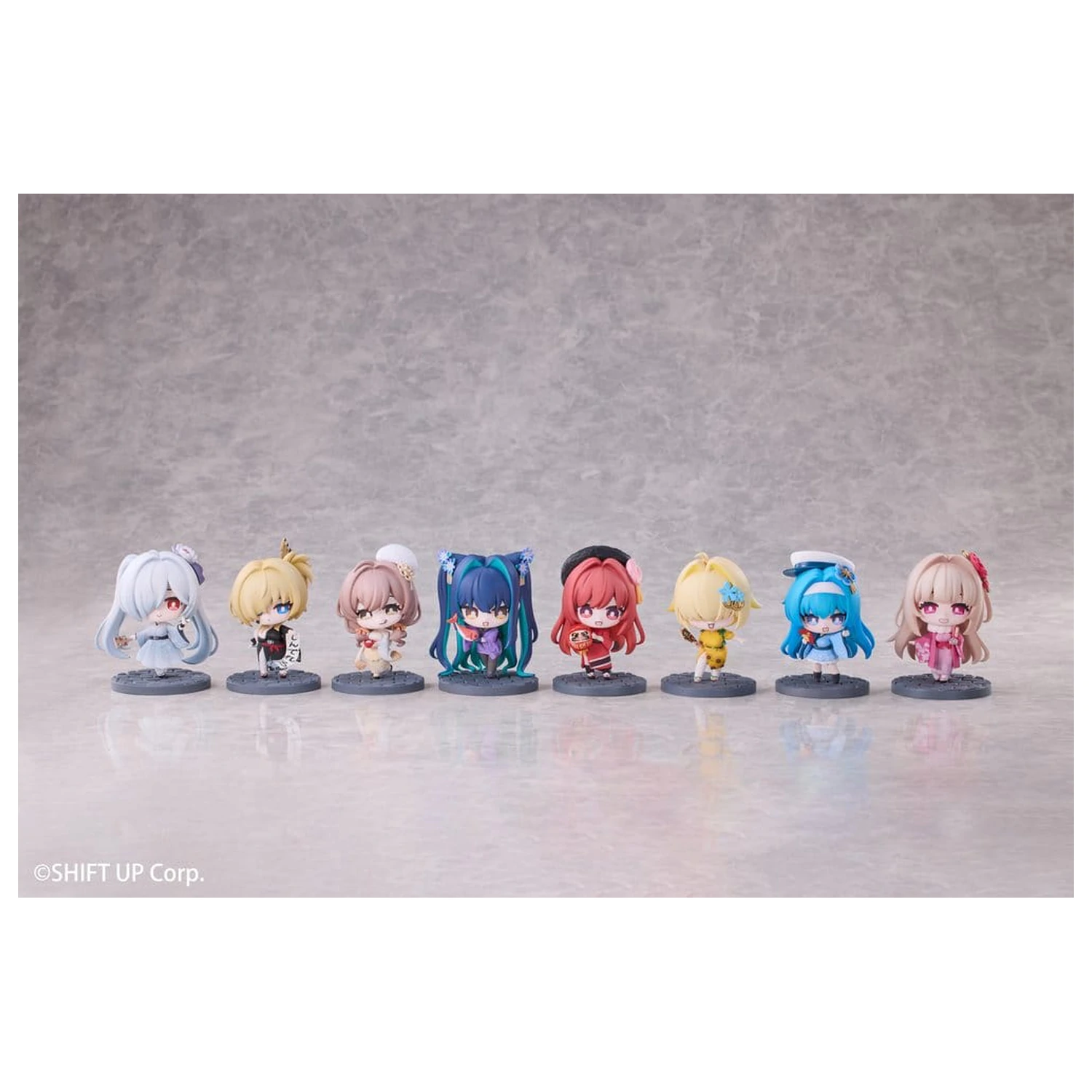 Goddess of Victory: Nikke New Year Special Mini Figurine Set de 8 bucati SD Figure 8 cm poza produsului