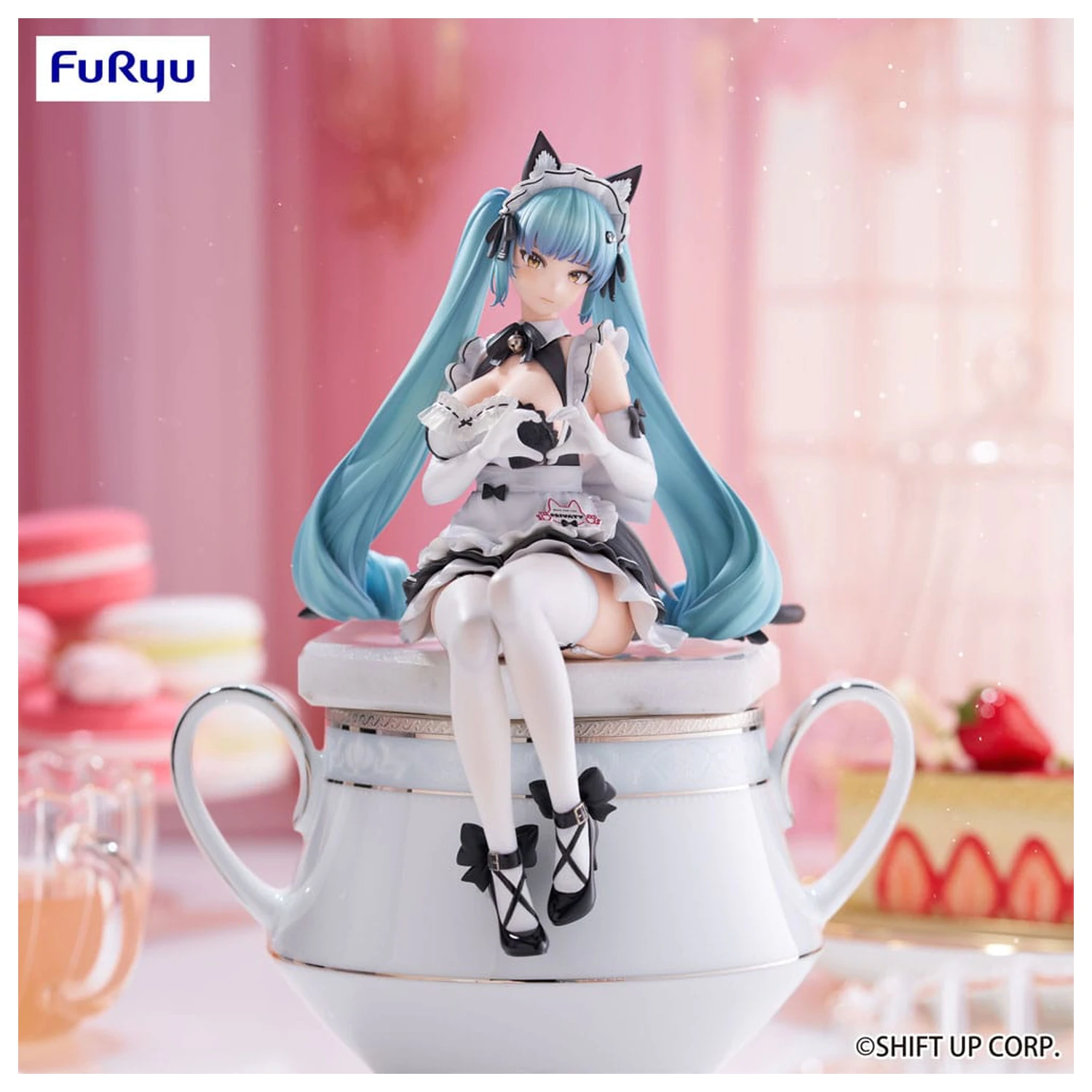 Goddess of Victory: Nikke Noodle Stopper PVC Statuie Privaty: Unkind Maid 15 cm poza produsului