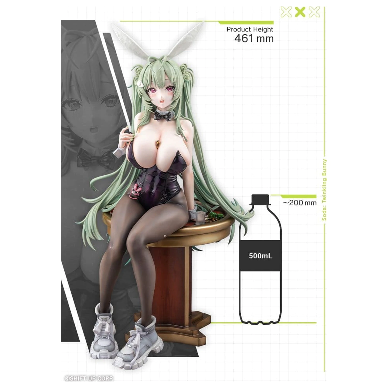 Goddess of Victory: Nikke Figurină PVC 1/4 Soda: Twinkling Bunny 47 cm poza produsului