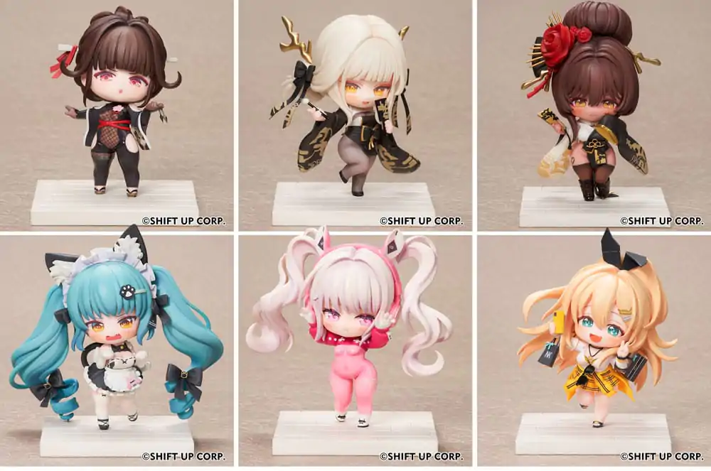 Goddess of Victory: Nikke SAC Series Mini Figurine Set de 6 Chibi 10 cm poza produsului
