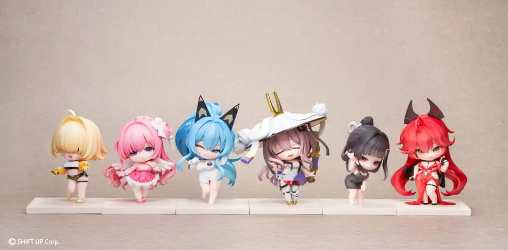 Goddess of Victory: Nikke SAC Series Mini Figurine Set 6 buc Chibi Vol. 2 10 cm poza produsului