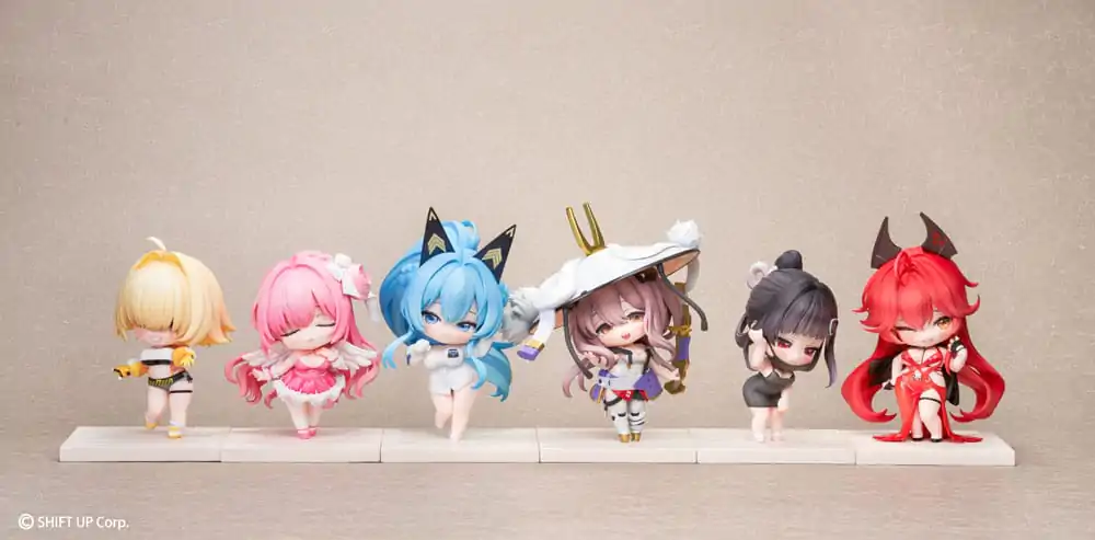 Goddess of Victory: Nikke SAC Series Mini Figurine Set 6 buc Chibi Vol. 2 10 cm poza produsului