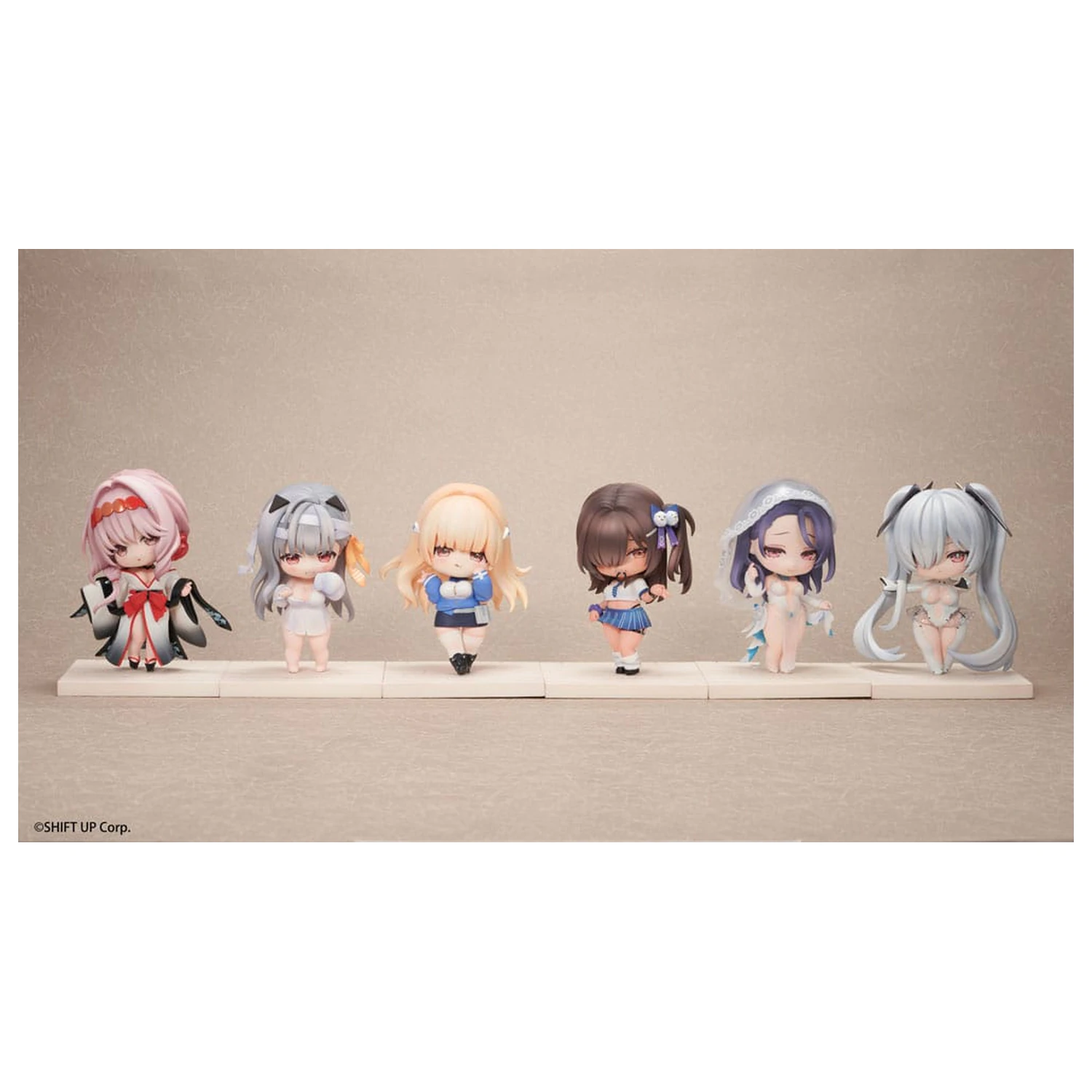 Goddess of Victory: Nikke SAC Series Miniaturi Figurine pachet de 6 Chibi Vol. 3 10 cm poza produsului