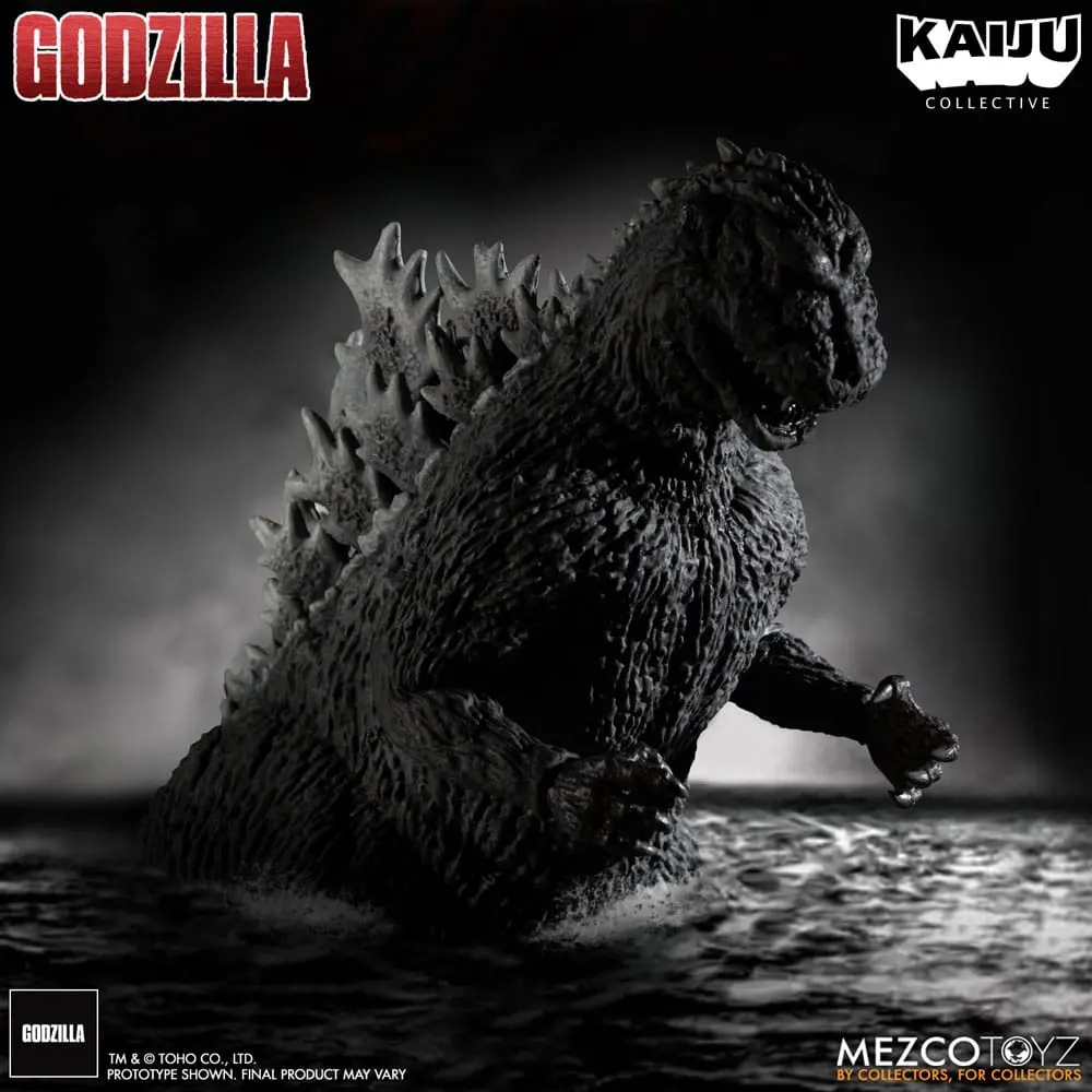 Godzilla (1954) Kaiju Collective Figurina Acțiune Godzilla - Black & White Edition 20 cm poza produsului