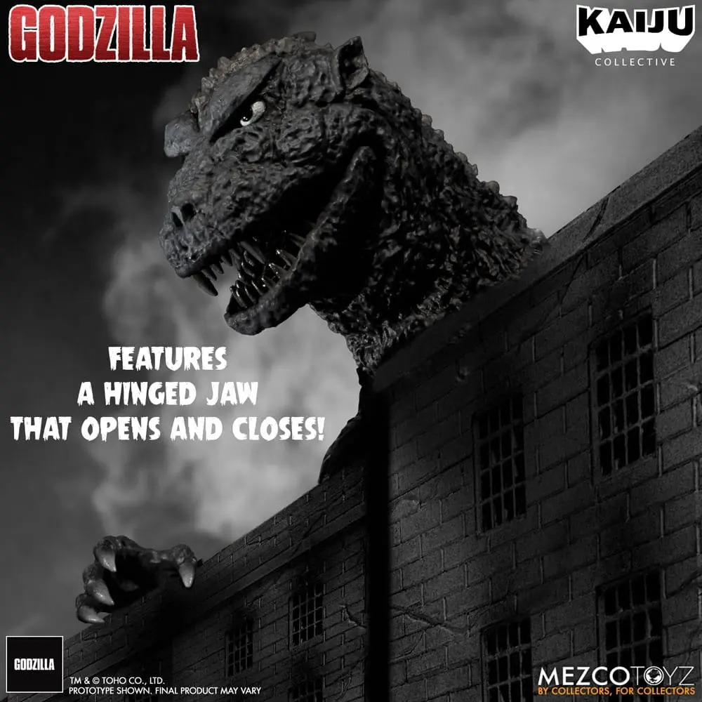 Godzilla (1954) Kaiju Collective Figurina Acțiune Godzilla - Black & White Edition 20 cm poza produsului