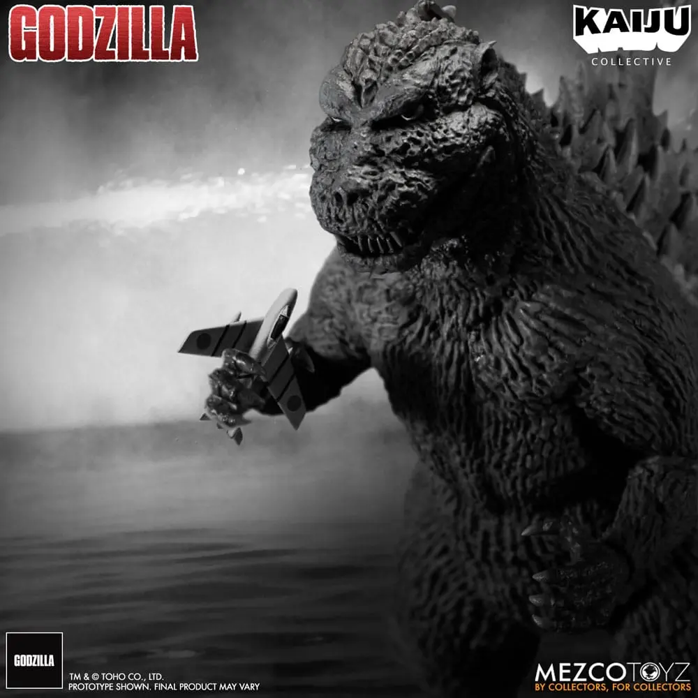 Godzilla (1954) Kaiju Collective Figurina Acțiune Godzilla - Black & White Edition 20 cm poza produsului