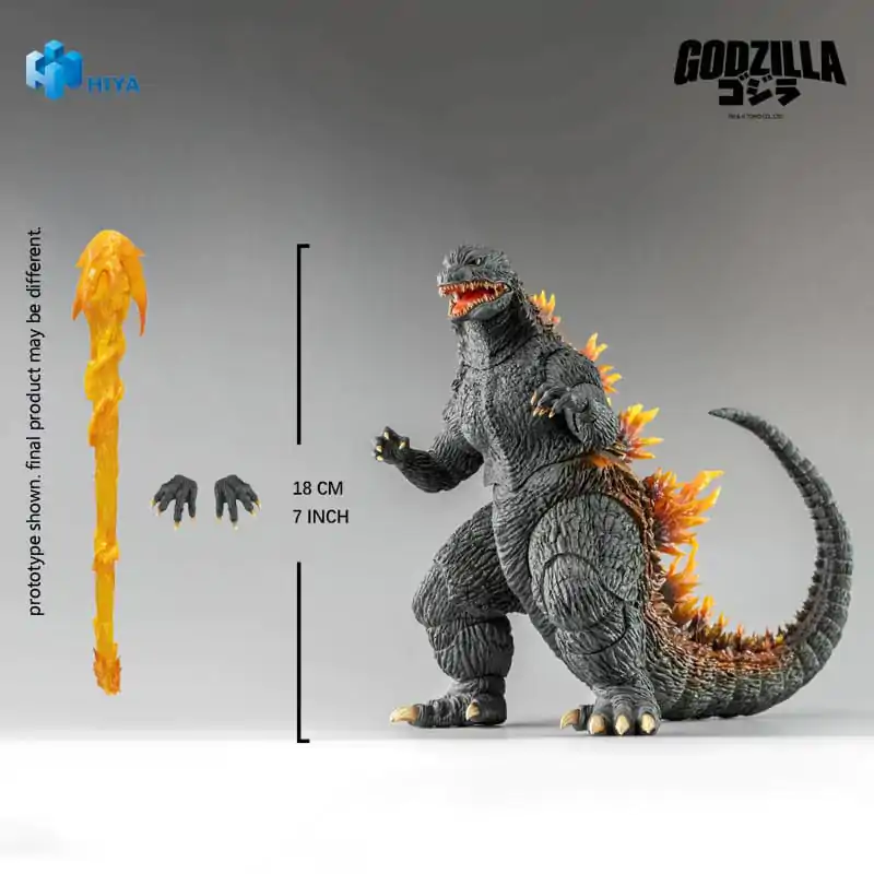 Godzilla 2000: Millennium (1999) Exquisite Basic Action Figure Godzilla Heat Ray 18 cm figurină de acțiune poza produsului