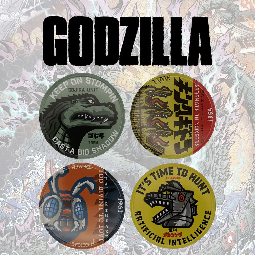 Godzilla Coaster Set de 4 poza produsului