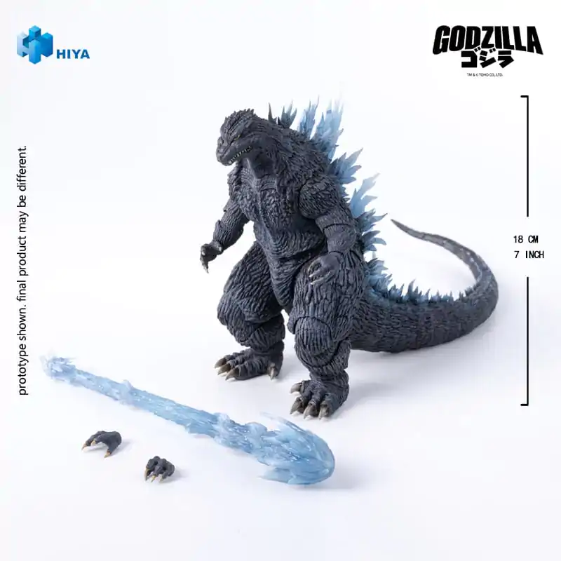 Godzilla Against Mechagodzilla (2002) Exquisite Basic figurina de actiune Heat Ray Godzilla 18 cm poza produsului