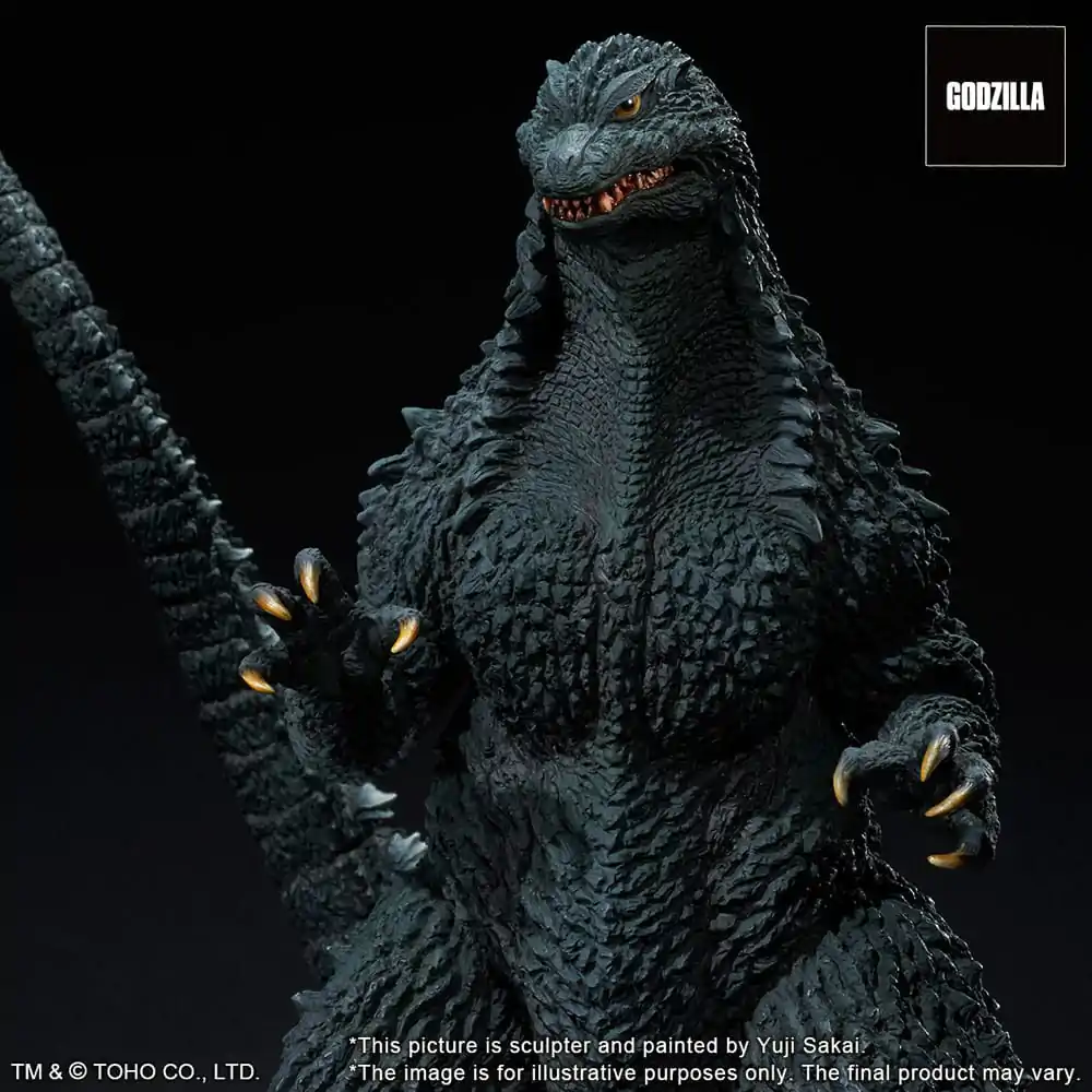 Godzilla against Mechagodzilla 2002 TOHO Yuji Sakai Modeling Collection Statuie PVC Godzilla Battle in the Storm 28 cm poza produsului